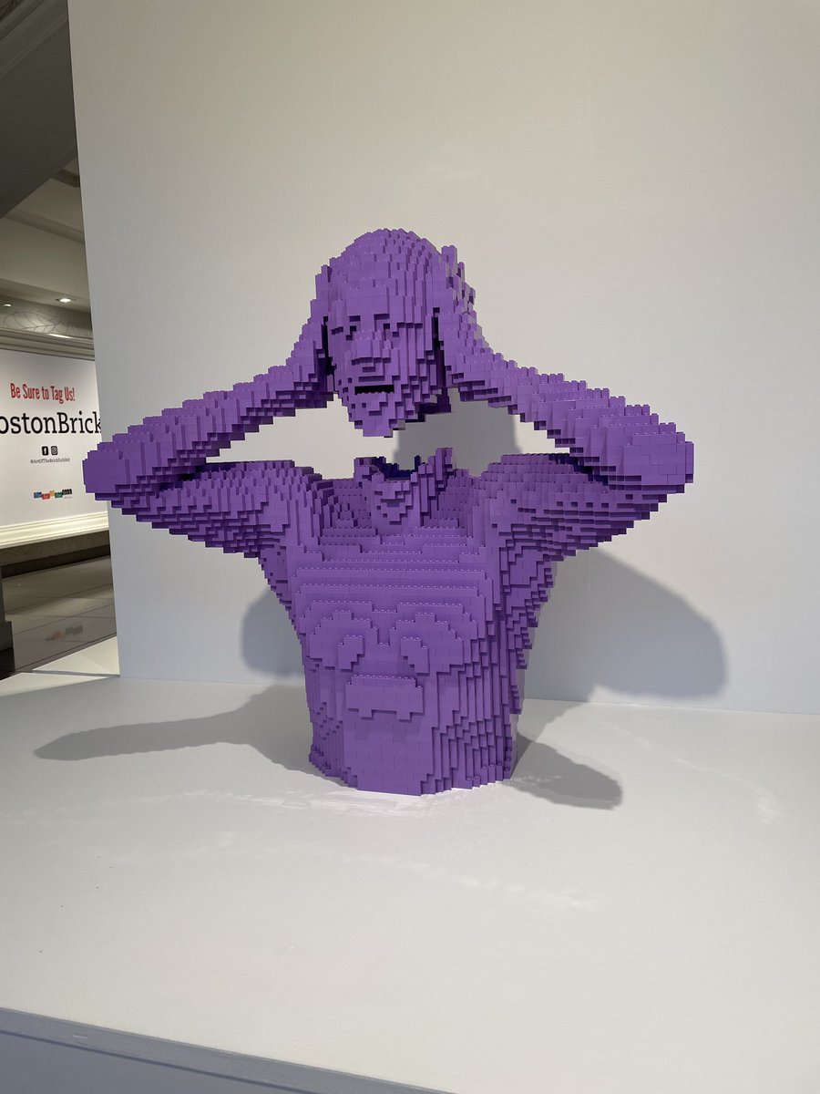 sr_connolly's tweet image. The Art of the Brick is a fun take. #Bostonbricks