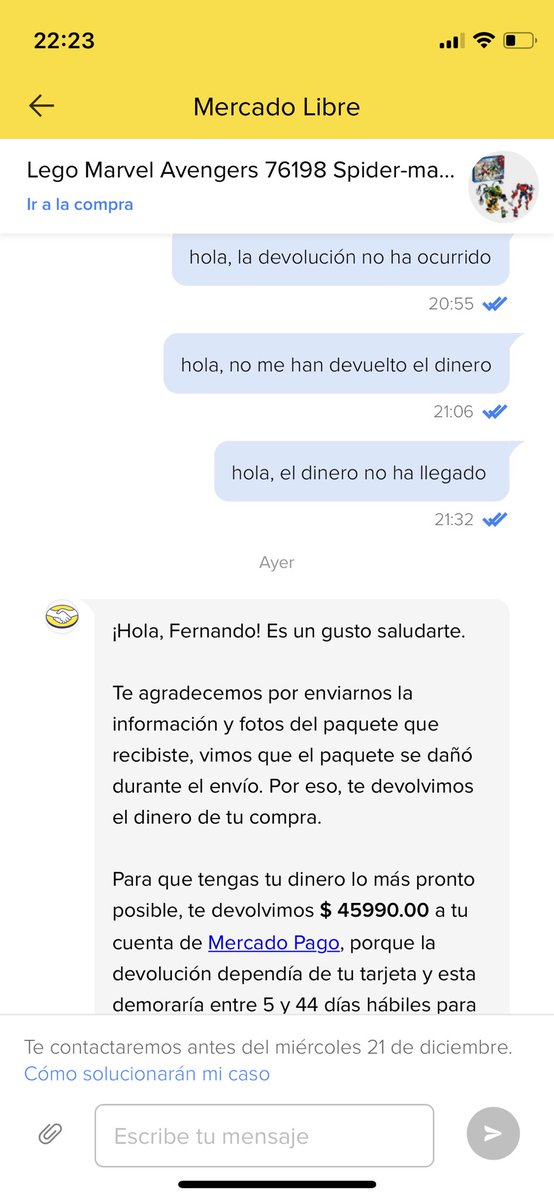 Feno_'s tweet photo. @ML_Chile @ML_Ayuda 

Su contestador automático llega a ser denigrante. Lo peor es que si uno llama al call center, le dicen que insista en el reclamo. Realmente una burla a los clientes. https://t.co/w9fEULRFKJ