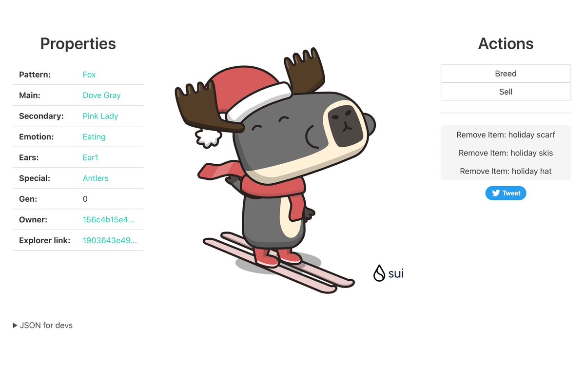 🎁 I just unboxed my Sui Holiday Capy! ❄️ 
Create your own Capy here:  capy.art #CapyHolidays