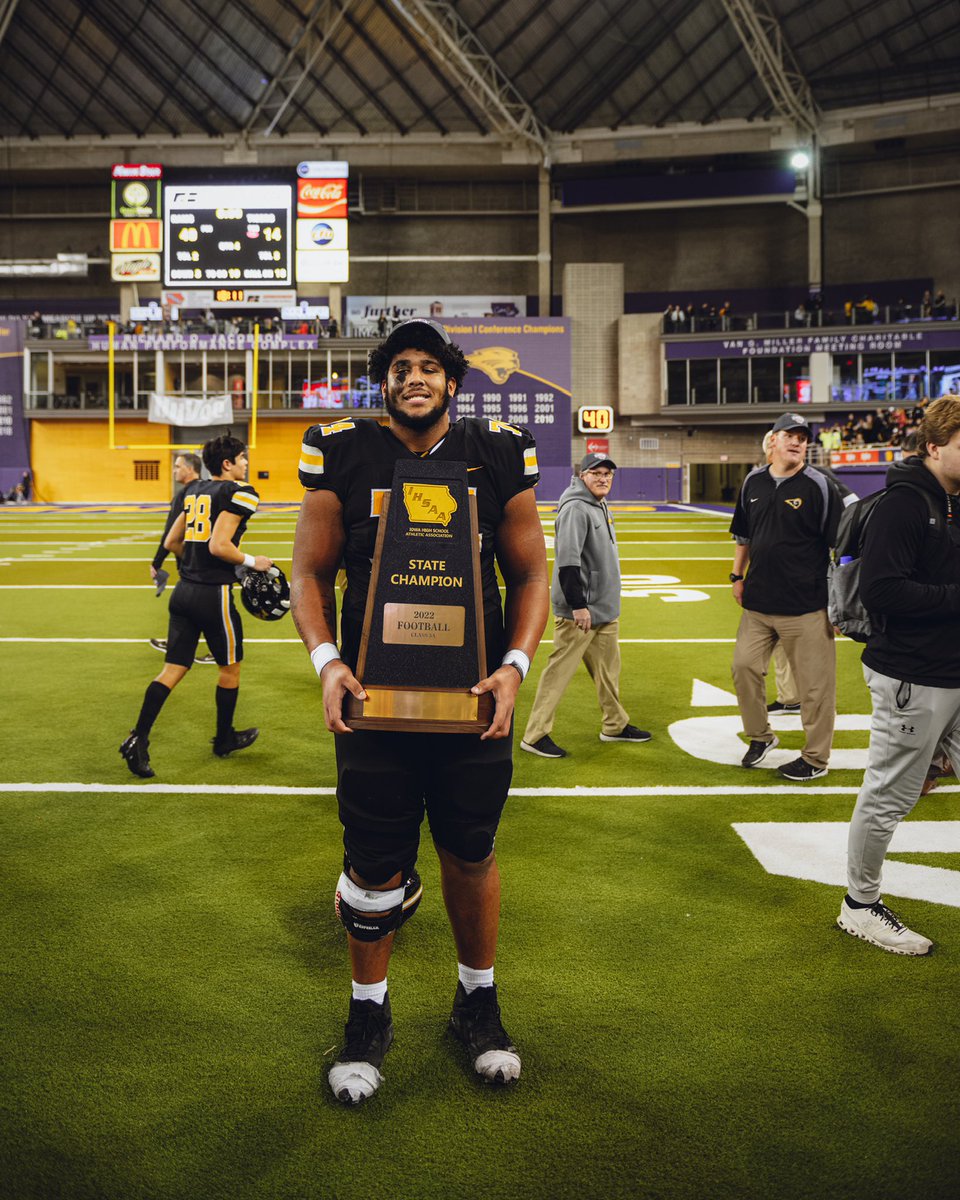 Would appreciate the support from my community to come to my signing at 8:45am this Wednesday with my teammate Abu. In the Southeast Polk High School Auditorium. Any media stations that would like to attend can dm me.