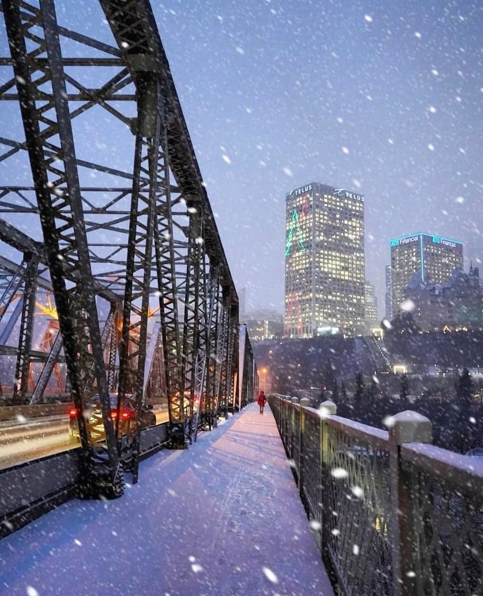 Livin’ in a winter wonderland. ❄️ Stay warm out there, folks! #ExploreEdmonton 

📸: kimtannas on IG