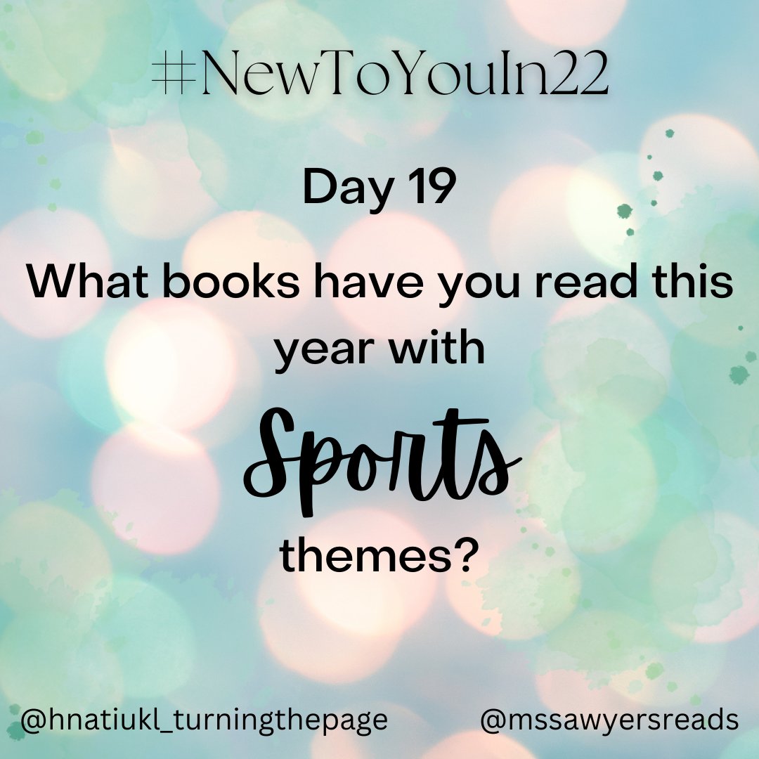 SawyersShari's tweet photo. #Newtoyouin22 Day 19: Sports Books! 
I am not an athlete, but I love being able to share stories about sports with readers who love them! @lhnatiuk and I would love to hear about the sports stories you've enjoyed! https://t.co/ZFAlehn8lV