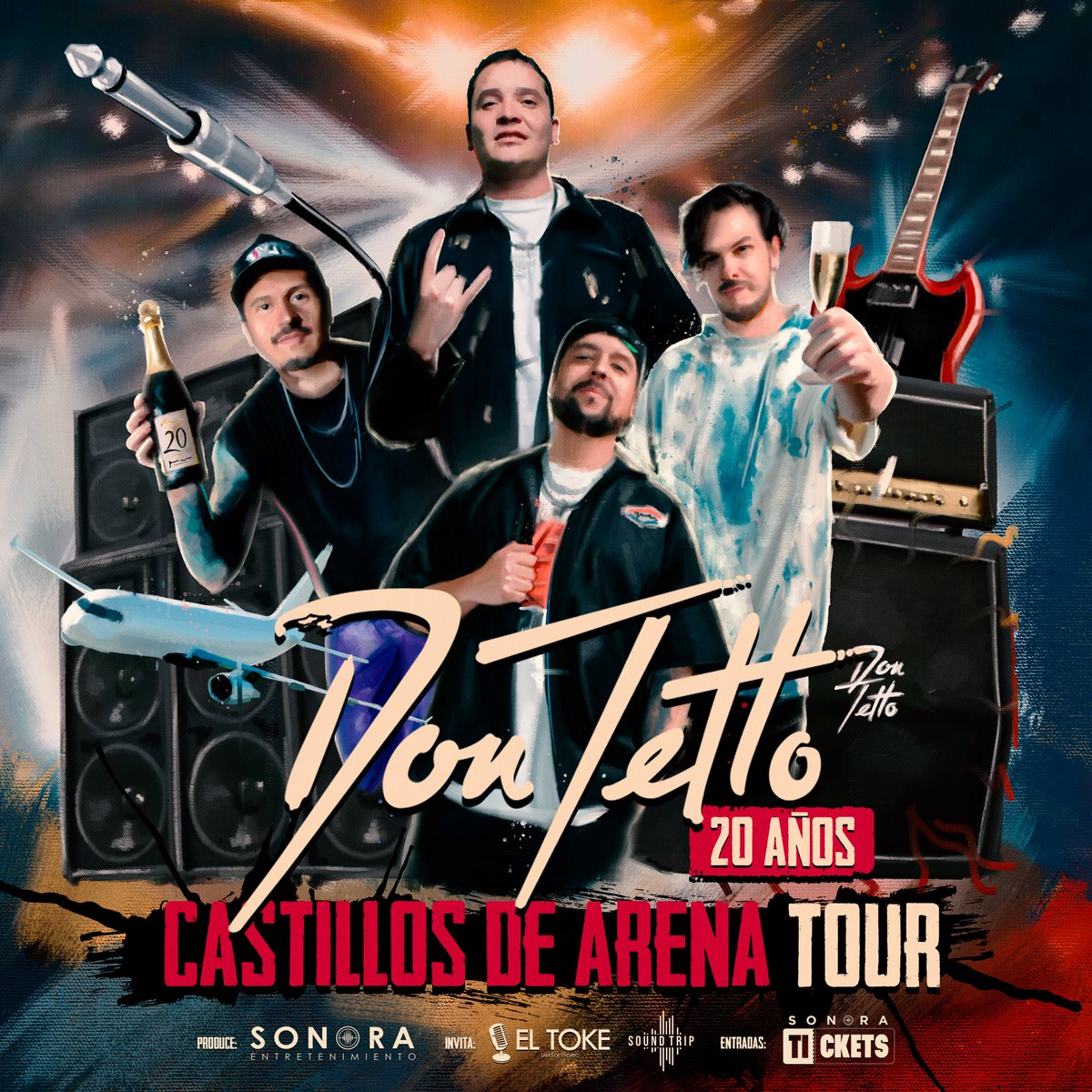 Las entradas de #DonTetto20Años - Castillos de Arena Tour ya están disponibles.

 Ingresa ahora a sonoratickets.com