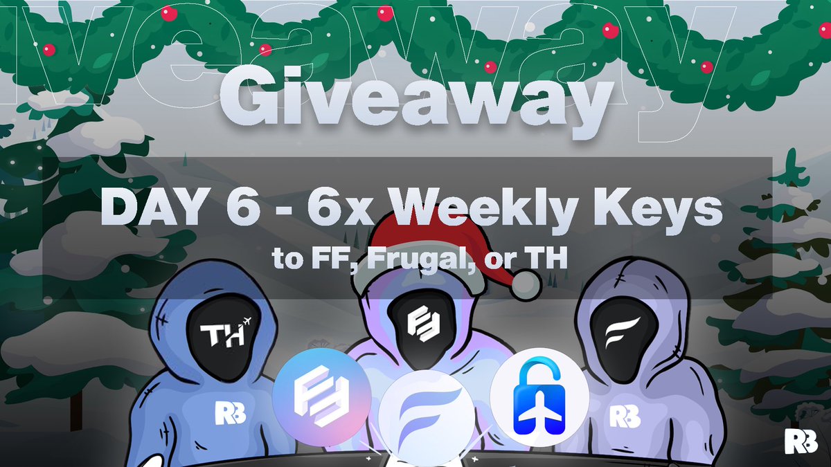 riostoriches's tweet image. Who wants free weekly keys? 😳

Throwing 5 weekly keys EACH 

5️⃣x Weekly keys to @FreebieFrenzy 

5️⃣x Weekly keys @frugalszn

5️⃣x Weekly keys to @travelhacked

15 winners total.

• Follow us 
• Like this tweet

Choosing winners in 24 hours 🍀