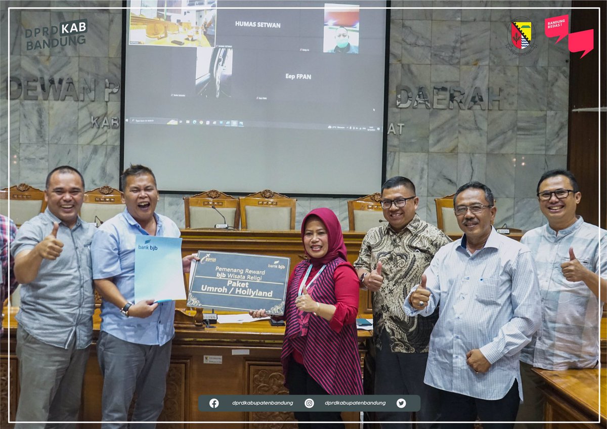 H. Agus Jaenudin, S.I.Kom Anggota Komisi D DPRD Kabupaten Bandung memenangkan Penghargaan BJB Wisata Religi Paket Umroh

#dprdkabbandung #kabbandung