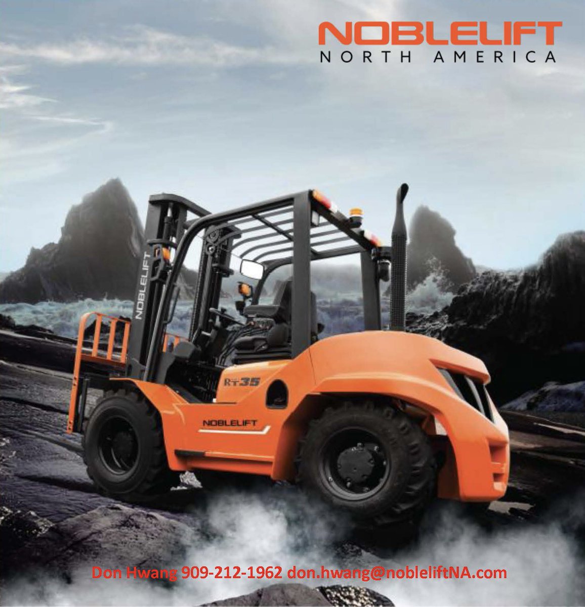 The all new FD4RT Series 5-7K Rough Terrain 2WD/4WD Tier 4 56hp Diesel Forklift 3 year 6000hr Warranty. Get your orders in for the new year 2023. 909-212-1962 Don.hwang@nobleliftna.com #noblelift #roughterrainforklift #forklift #allterrainforklift #dieselforklifts #lumberyards