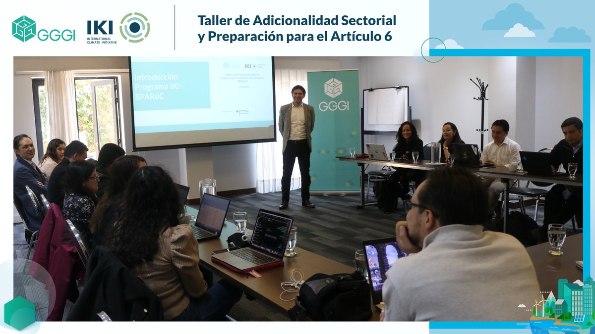 Para nuestro proyecto #IKI-SPAR6C de apoyo a la preparación para la coop. en el marco del #Artículo6 con @iki_germany, realizamos un taller introductorio con especialistas sectoriales de:
🌱DCCGR y Estrategia Colombiana de Dllo. Bajo en Carbono de @MinAmbienteCo
🌱@IDEAMColombia