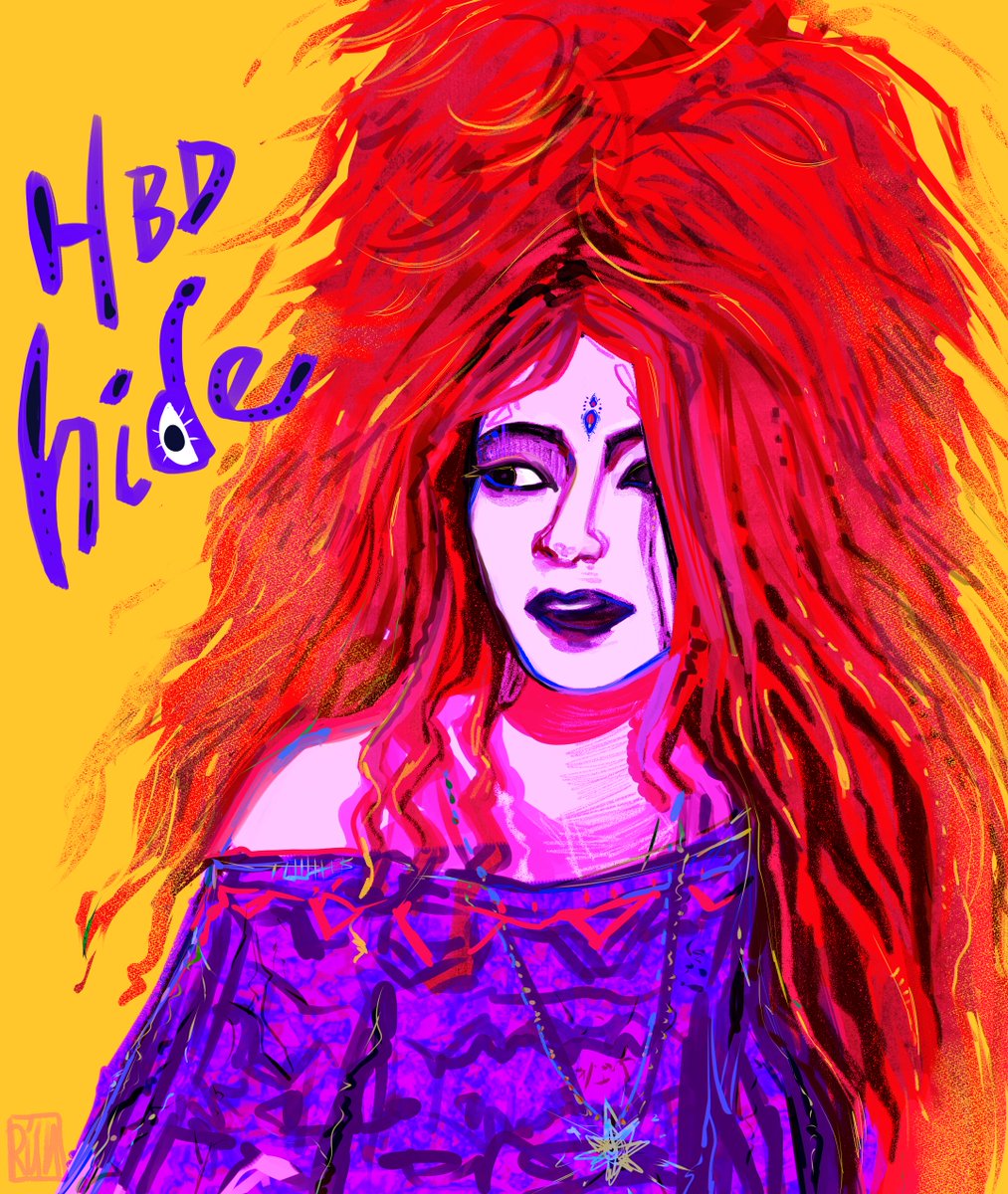 riin_art's tweet photo. i'm 3 thousand years late, but once again, happy birthday hide!! love you lots 🥹💞 #hidebirthday2022 #hideちゃん #hideちゃんに1日1回愛を届けよう https://t.co/wbRz1unoOR