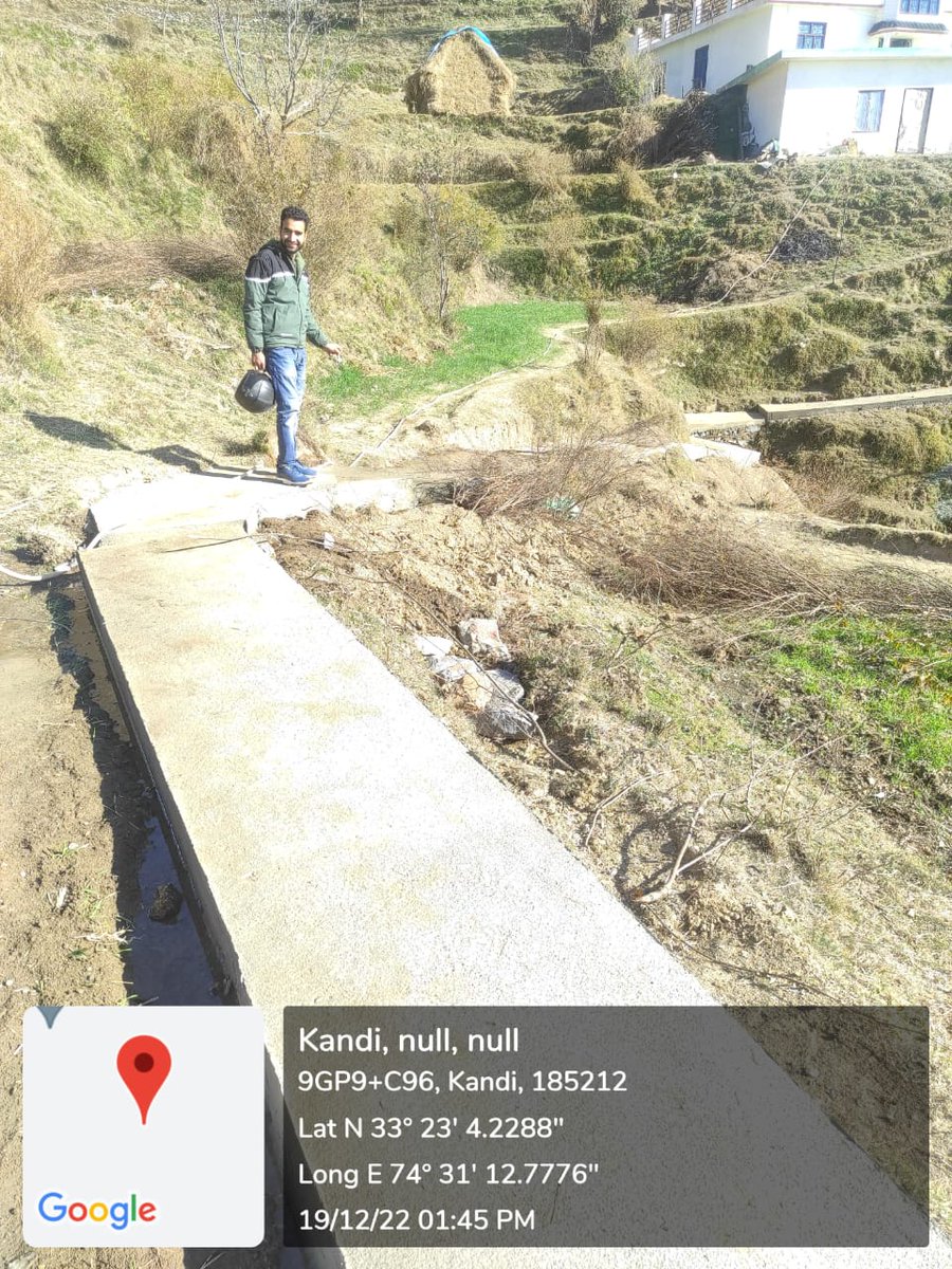 BdoBudhalOld's tweet photo. Block Development officer Budhal Old @hanief_mohtshim sir inspecting the progress of work executing under various schemes.
@vikashappy87
@diprjk
@DioRajouri https://t.co/6SPmRbF0SG