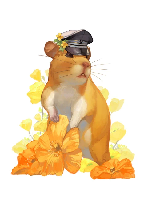 #兎に角10万フォロワー目指す～嫁の二次創作本の表紙用に描いたイラストです「囚われのパルマ」須田看守です 