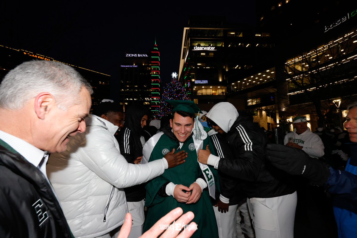 EMUFB's tweet photo. 🎓 𝐂𝐎𝐍𝐆𝐑𝐀𝐓𝐒 𝐆𝐑𝐀𝐃𝐔𝐀𝐓𝐄 🎓

It was a great night to celebrate our 𝗖𝗹𝗮𝘀𝘀 𝗼𝗳 𝟮𝟬𝟮𝟮‼️

Gallery ➡️ https://t.co/Nq5dOaFxI5

#EMUEagles | #ETOUGH⛓️ | #StackEm https://t.co/9SawFlFvEu
