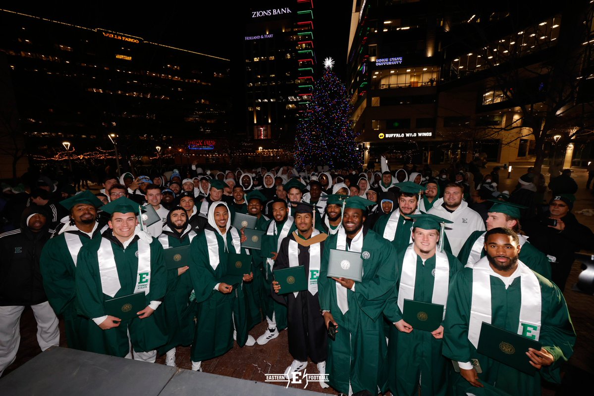EMUFB's tweet photo. 🎓 𝐂𝐎𝐍𝐆𝐑𝐀𝐓𝐒 𝐆𝐑𝐀𝐃𝐔𝐀𝐓𝐄 🎓

It was a great night to celebrate our 𝗖𝗹𝗮𝘀𝘀 𝗼𝗳 𝟮𝟬𝟮𝟮‼️

Gallery ➡️ https://t.co/Nq5dOaFxI5

#EMUEagles | #ETOUGH⛓️ | #StackEm https://t.co/9SawFlFvEu