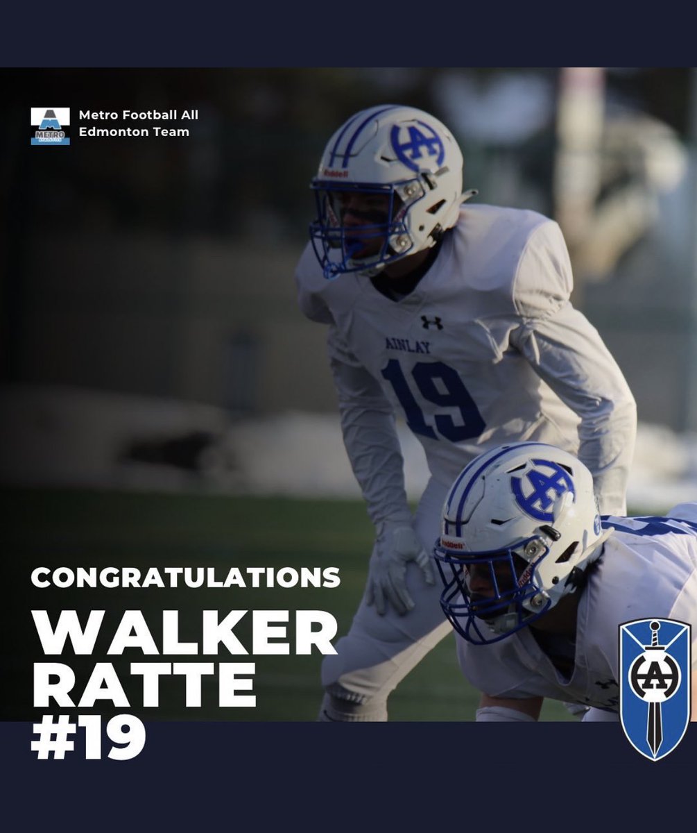 WalkerRatte19's tweet photo. Grateful to receive the acknowledgment of the Metro Football All Edmonton Team! https://t.co/DzSijPbLlT