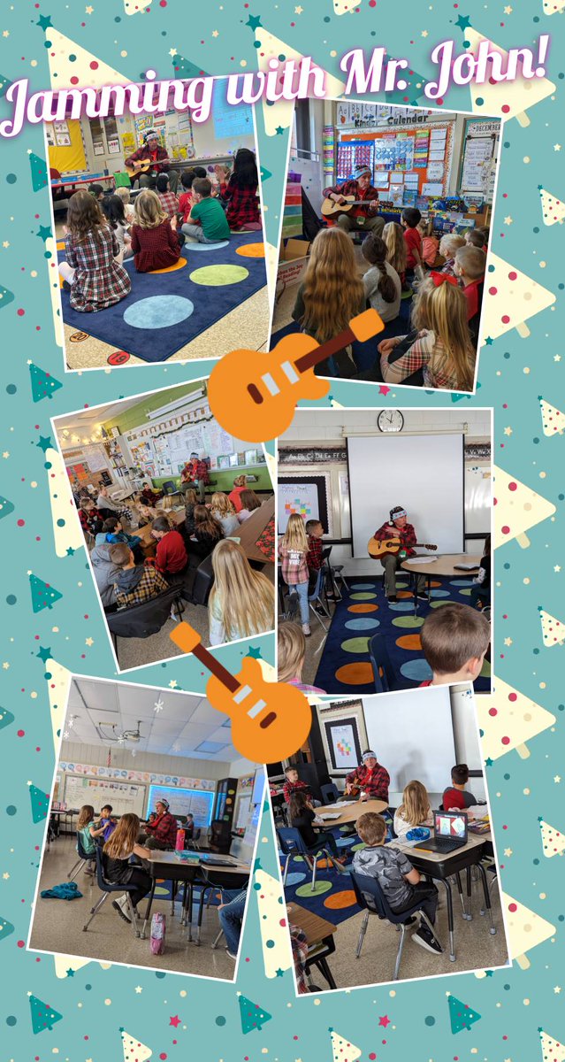 Thank you Mr. John for leading jam sessions today with your guitar! @115ygs #smallschoolbiglove