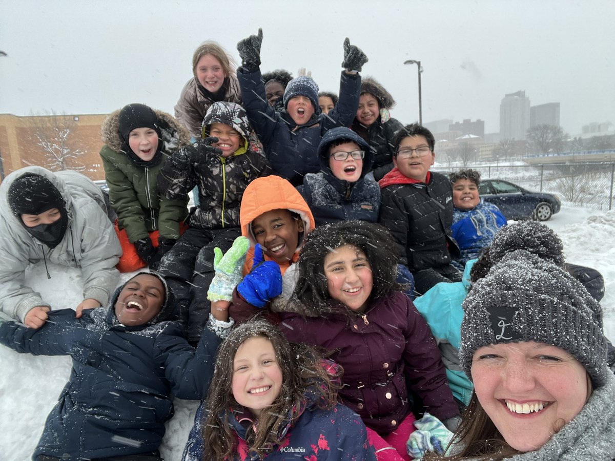 DietrichGrade5's tweet photo. When you live in MN, taking some time to go sledding as a class is a must! So many giggles today, especially when trying to capture everyone in a photo on a slippery hill. @RiversideOtters https://t.co/Q2U73Zf4jj
