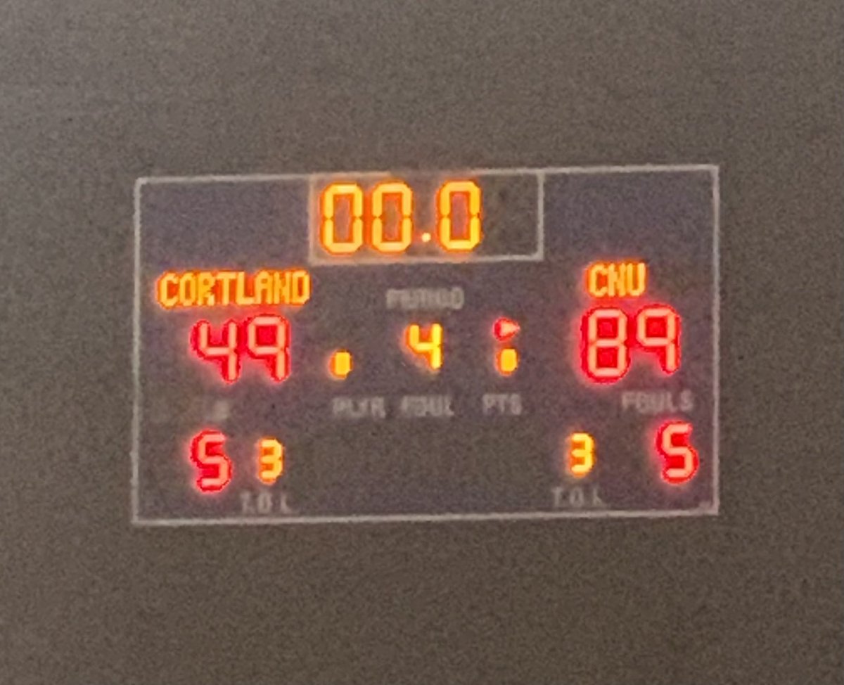 <a href="/NationalStat/">National Statistical</a> <a href="/RedDragonPride/">Cortland Athletics</a> <a href="/cnuwbb/">Christopher Newport WBB</a> <a href="/roos_hoops/">Austin College Women’s Basketball</a> <a href="/BerryWBB/">Berry Women's Basketball</a> <a href="/SCStorm_WBB/">Simpson Women’s Basketball</a> Hmm, might want to fix the stats model, or offer refunds.  That thing is def broke! 😬🤣
Go Captains! 💙🤍⚓️
<a href="/cnuwbb/">Christopher Newport WBB</a> 2-0 in PR 🇵🇷
11-0 overall 😤🏝️☀️😎
<a href="/d3hoops/">D3hoops/Patrick Coleman</a> 
<a href="/d3hoopsville/">Hoopsville/McHugh</a> 
<a href="/CNUathletics/">CNU Athletics</a>