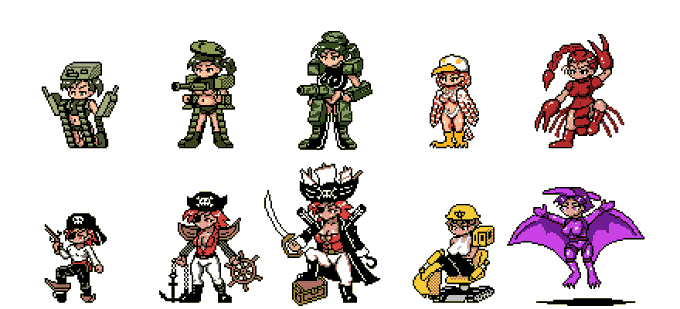 今年一年、ずっと新作ゲームのグラフィック作ってましたキャラクタードット絵、イベントスチルなど各100枚近く仮タイトルは『ボーイズトイボックス』ポケ〇ンライクなゲームボーイカラー風RPGです発売は多分2024年になると思います 