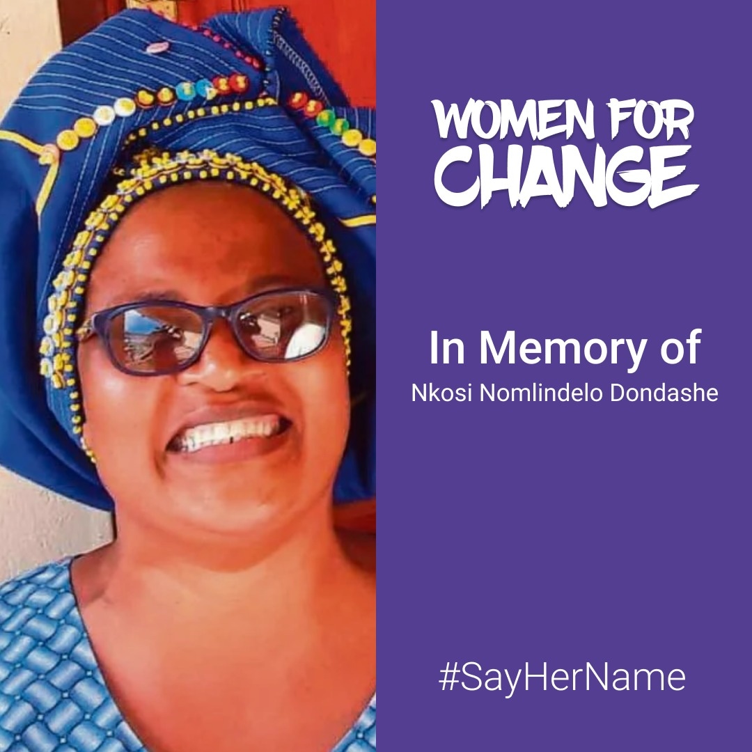 womenforchange5's tweet photo. Nkosi Nomlindelo Dondashe, 53, was allegedly shot to death on 16 November. Her body was found by students in Teko Vocational Forest, outside Centane. 

Nkosi was the acting head of the Ngqusi Traditional Counsel in the Eastern Cape. No one has been arrested yet. #womenforchange https://t.co/jZFhIOHneH