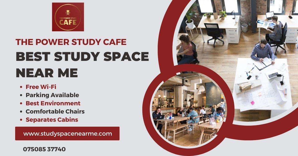 studyspace13's tweet image. The Power Study Cafe makes sure that their members have what they need to feel motivated and work with full potential. For customers searching for study space in Panchkula with high-speed internet access
Website – studyspacenearme.com
Phone No - 7508537740