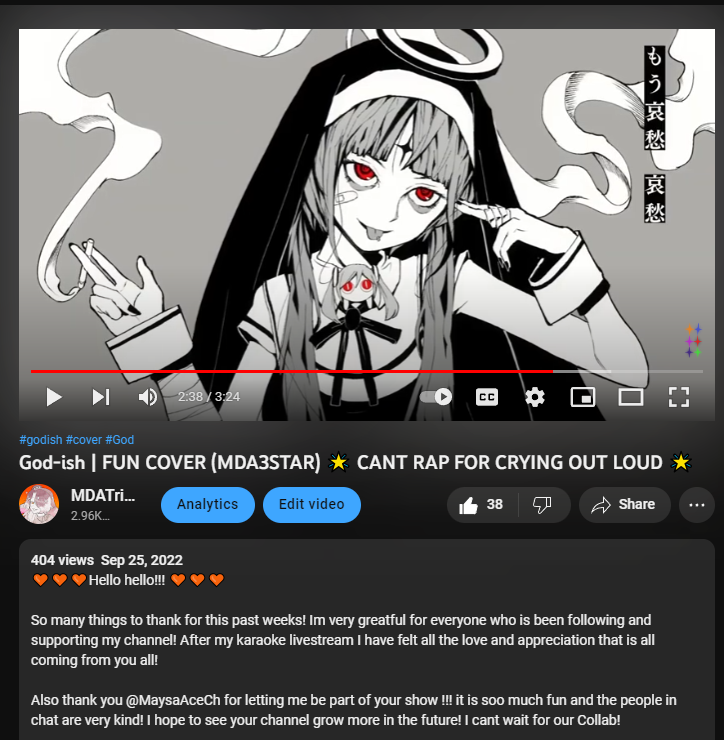 star_mda's tweet photo. WTF 404 VIEWSWHA WHY this must be an ERRROR LMAOOO

#funcover #Cantrap #404 #godish https://t.co/6PI8r3xHrc