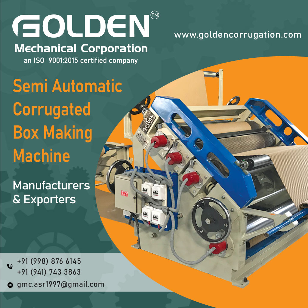 idea_amritsar's tweet photo. Semi Automatic Corrugated Box Making Machine India Amritsar
Call +91 (998) 876 6145
https://t.co/JmE2uf6aQV
#semiautomatic #corrugated #boxmaking #boxmakingmachine #corrugatedpackaging #corrugatedbox #india #amritsar
#Golden Manufacturer of Semi Automatic Corrugated Box Making https://t.co/zwNqnaxr8M