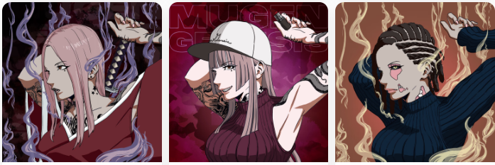oisinfo's tweet photo. 遅くなってしまった。メタデータを更新……しようと思ったら既にされていました。割とシンプルなのが揃いました。お気に入りは青髪の子😍
#MUGENGenesis #リビール
https://t.co/xEwINr9lij https://t.co/DPDbVy5LjE