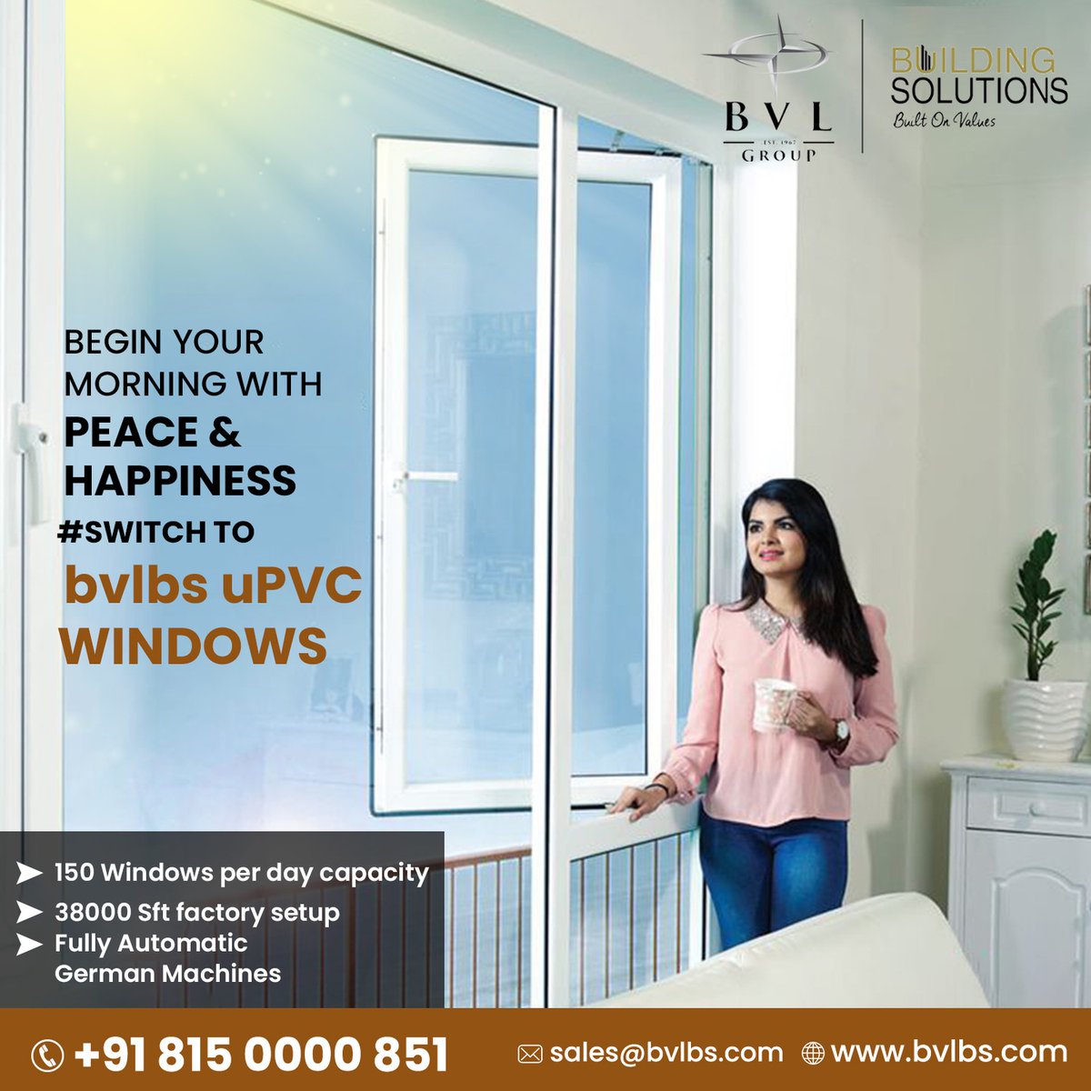 Your home will become an elegant masterpiece with uPVC products

#uPVCDoorsWindows #upvcdoorsandwindows#upvcwindows #uPVCdoors #upvc #upvcmanufacturers #DoorsSupplier #WindowsDoorsManufacturer #WindowSupplier #bvlbs #bvlbsupvc