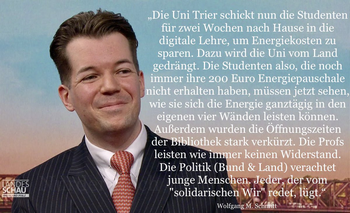 Guten Morgen liebe Nachbarinnen und Nachbarn! Das, was Wolfgang sagt!
!B