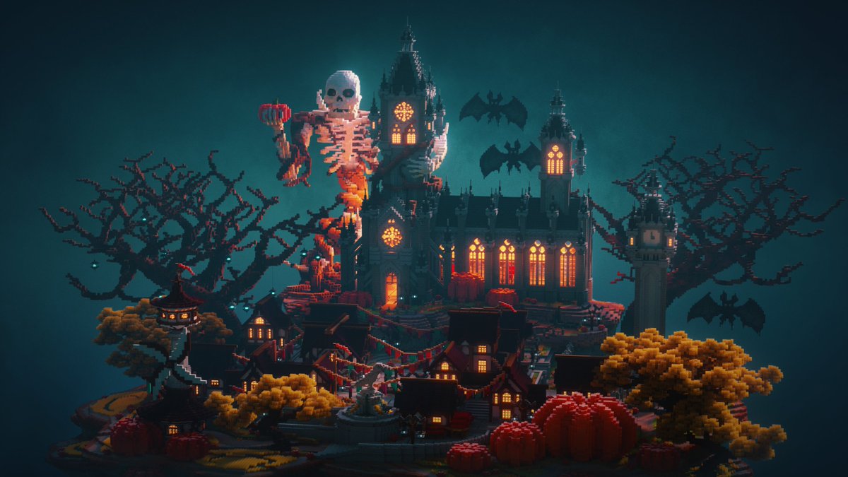 New cool render of my halloween work built on <a href="/BuildersRefuge/">Builder's Refuge</a> by <a href="/forrrsa/">Forsa</a> 

#Minecraft #minecraft建築コミュ #Minecraftbuilds #rendering #voxelart