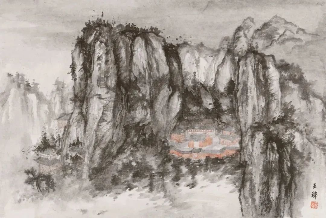CAAofficialEN's tweet photo. Students of the Class of 2020 of the School of Chinese Painting and Calligraphy of #CAA visited Yandang Mountain for an outdoor sketching practice to get artistic inspiration from natural landscapes. Check out these ink landscape paintings. #Art #University #StudyAtCAA https://t.co/tn9JqcVljL