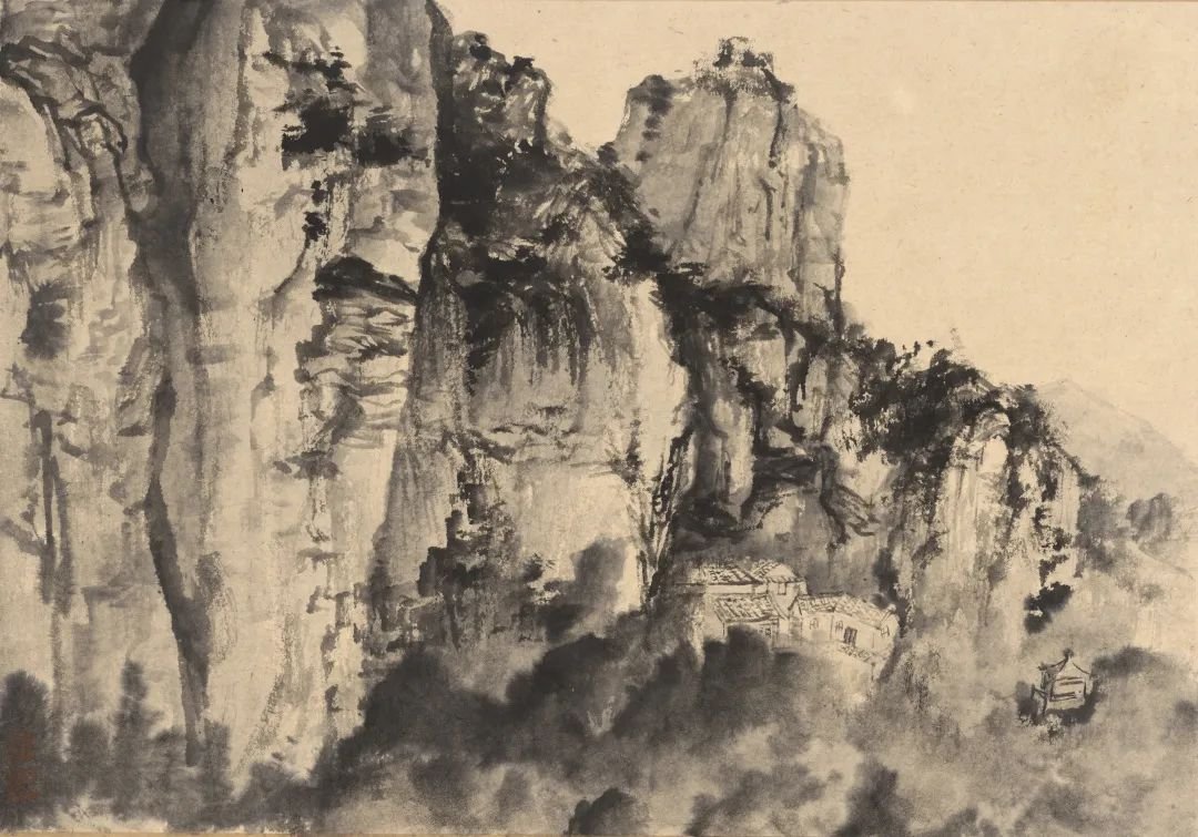 CAAofficialEN's tweet photo. Students of the Class of 2020 of the School of Chinese Painting and Calligraphy of #CAA visited Yandang Mountain for an outdoor sketching practice to get artistic inspiration from natural landscapes. Check out these ink landscape paintings. #Art #University #StudyAtCAA https://t.co/tn9JqcVljL