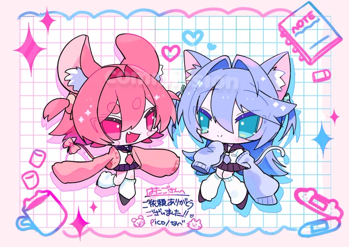 初めてのskeb納品!ご依頼ありがとうございました! #skeb #commission 