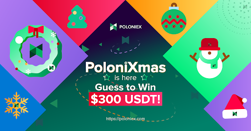 Poloniex's tweet photo. PoloniXmas Giveaway is here, find Poloniex logo to win $300 USDT! 🎄💰

1⃣️ RT &amp; Tag 3 friends 

2⃣️ Find out how many logos in the poster

3️⃣ Submit the answer (NO repeat/edit) at our Telegram https://t.co/EEDuRb4w3F with hashtag #PoloniXmas

20 winners announced after 12/25! https://t.co/TR2sLYQdFn