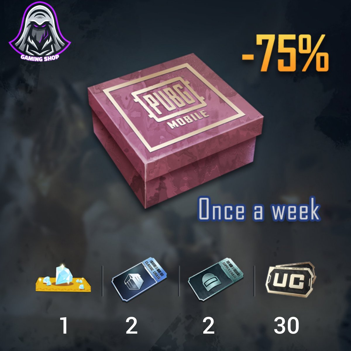 GamingShopPK's tweet photo. Weekly Packs.

🔵 Website:
https://t.co/5Sqglt1YWV

🟢 Whatsapp: 03123344755

#PUBG    #PUBGMobile    #PubgPakistan #Pakistan #PakistanGaming #PubgUc #UCSale #Carding #CardingUC #UCcarding #FreeFire #FreeFireDiamonds #CardingDiamonds #Easypaisa #Jazzcash #Sadapay #Nayapay https://t.co/4wcznkXcjK
