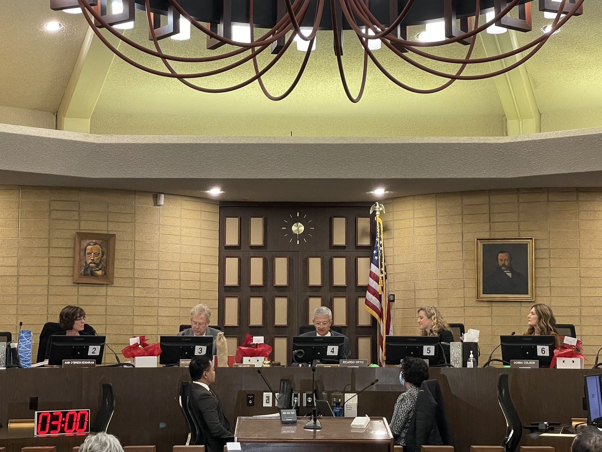 Back in person and thanking Ann O’Brien Keighran for her service. Thank you for all your work, dedication, and time.