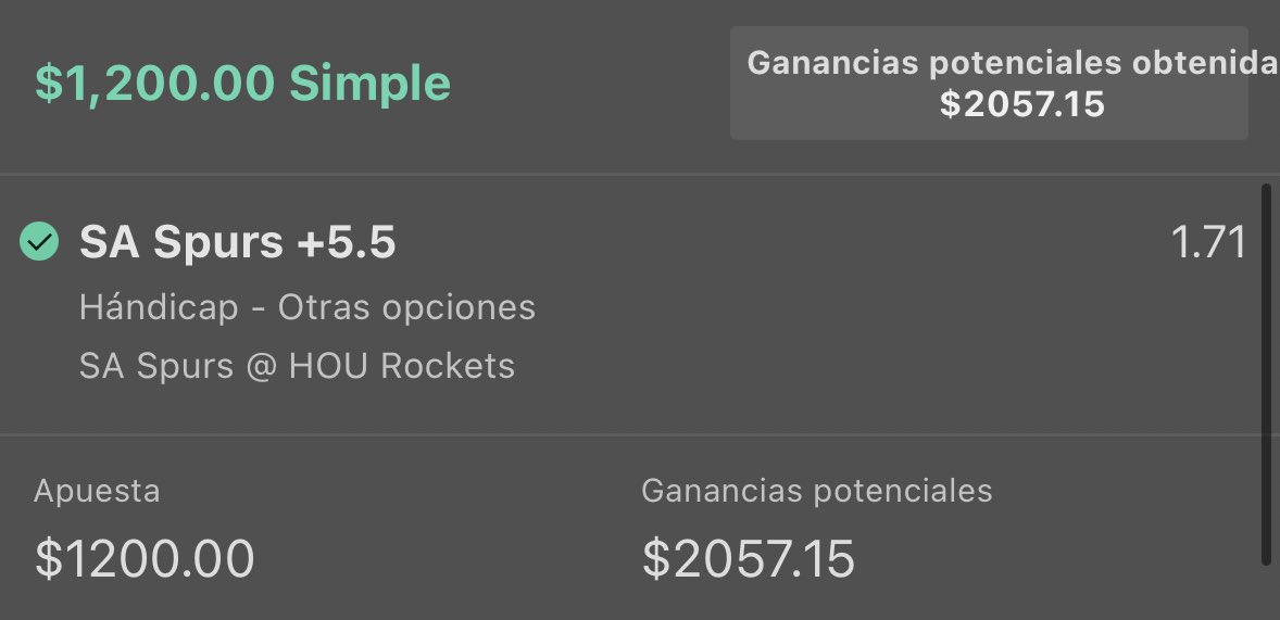 PicksPicks5's tweet photo. BOOOOOOMM!!! 

Ganamos nuestras 2 apuestas fuertes de #NBA nuestro Teaser por tercera vez consecutiva y el FREEPICK 

Increíble noche 🏀🔥

¿Qué esperas para venir al vip? 

Magic ✅
Spurs ✅
Teaser ✅
Bucks ✅ https://t.co/TAf4taqQP2