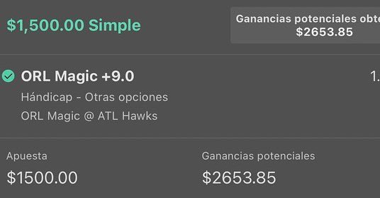 PicksPicks5's tweet photo. BOOOOOOMM!!! 

Ganamos nuestras 2 apuestas fuertes de #NBA nuestro Teaser por tercera vez consecutiva y el FREEPICK 

Increíble noche 🏀🔥

¿Qué esperas para venir al vip? 

Magic ✅
Spurs ✅
Teaser ✅
Bucks ✅ https://t.co/TAf4taqQP2
