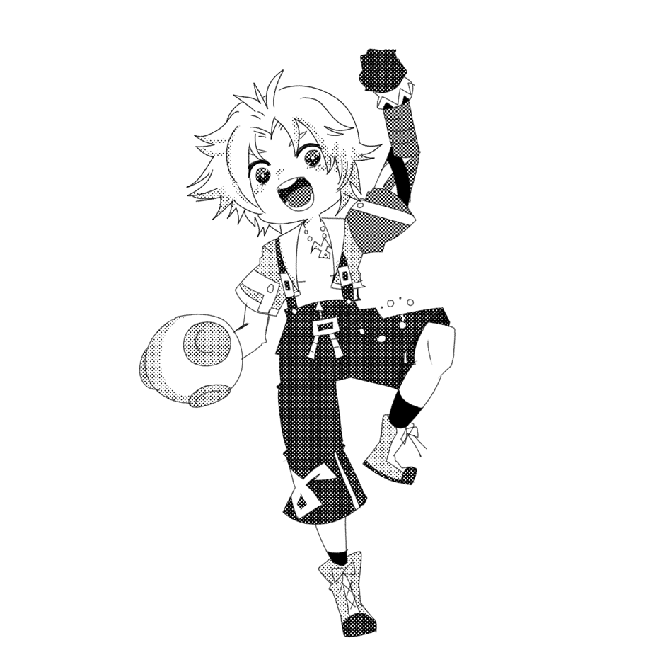 「ティーダ君…そこそこ描きやすいね君ってなってる 」|んさぬ☕ぼびんぬのイラスト
