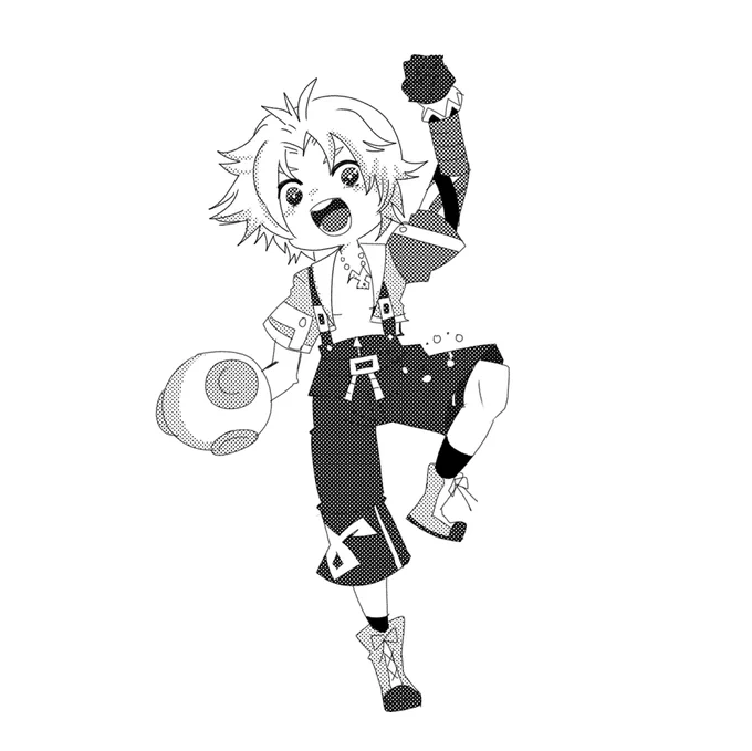 ティーダ君…そこそこ描きやすいね君ってなってる 