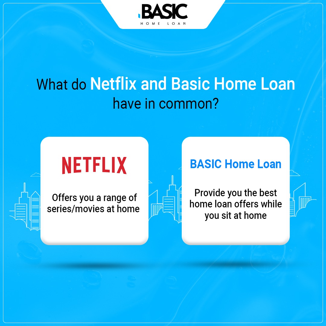 LoanBasic's tweet photo. Just like you get your dose of entertainment on Netflix direct to home, BASIC also ensures to provide you the best home loan offers at your doorstep! For more information, visit us at https://t.co/pdYdMYb60q
#basicloan #homeloan #homeloan #houseloan #emis
#finance https://t.co/Liw8CHIKsC