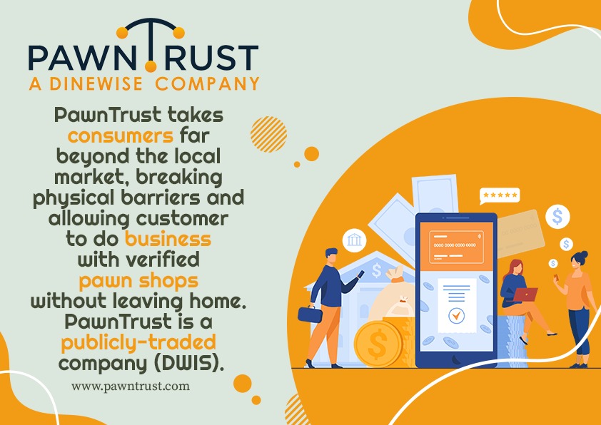 The pawn industry is thriving for innovation, and Pawntrust (OTC: $DWIS) has developed its digitized platform for the pawnshop industry.
#blockchaintechnology #DWIS #stockmarketupdate   #digitalrevolution #wallstreet #crypto #otc #sell #stockmarketnews #tradingpsychology #selling