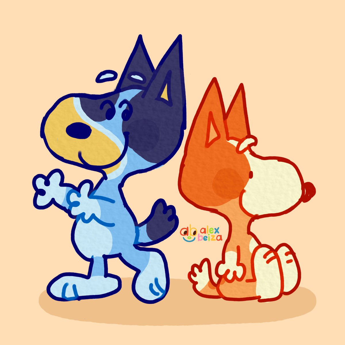 alexbeeeza's tweet photo. BLUEY PEANUTS!! https://t.co/sEv9oT52ZB