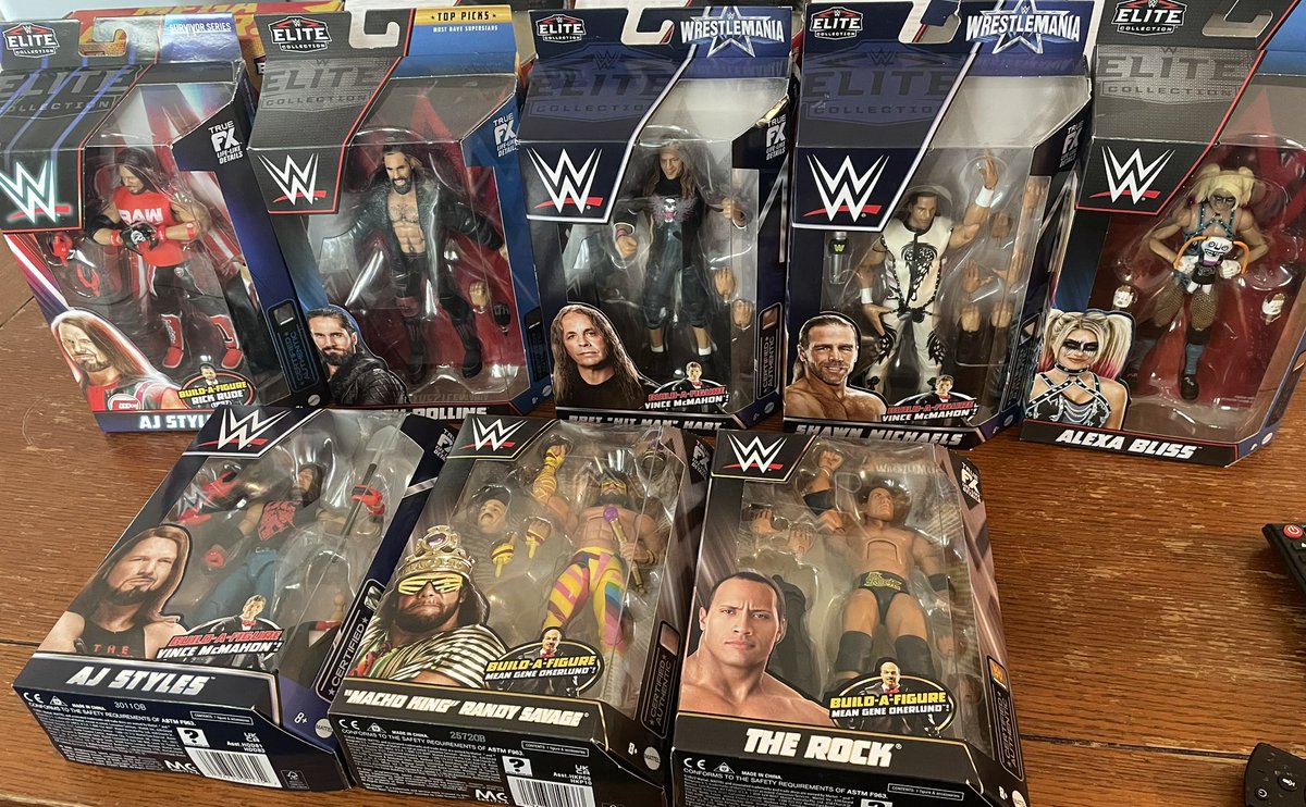 SimplyAwsome85's tweet photo. @RingsideC Mail Haul #actionfigurecollecting #majorwrestlingfigurepodcast #ScratchthatFigureItch https://t.co/0NMmQic1z6
