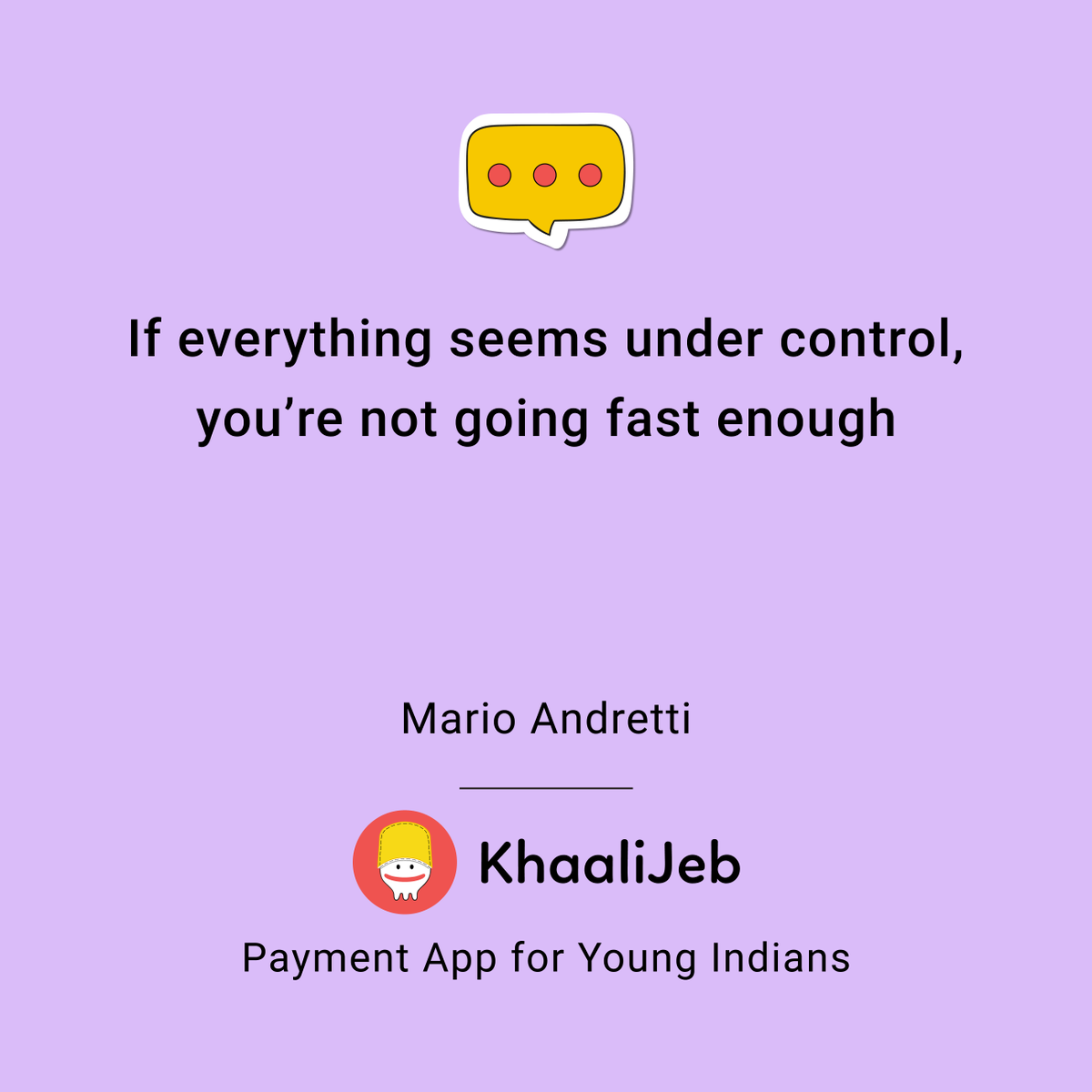 KhaaliJeb's tweet photo. If everything seems under control, you’re not going fast enough.

Mario Andretti

#truefacts #quotesaboutlife #indianquotes #indianwriters #indianpoetry #indianstudents  #khaalijeb #quotesfromkhaalijeb #notgoingfast #undercontrol #MarioAndretti #FastGoing #speedinwork https://t.co/EPo1MZeHlw
