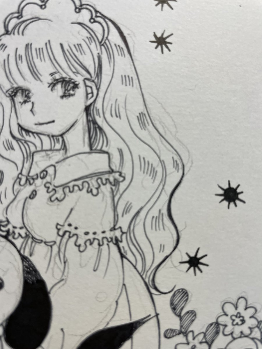 書店さまへのアレを描きましたよ💖
紀伊國屋書店さんなのでそのうち見にいらしてください💖
消しゴムかける前だわ。 