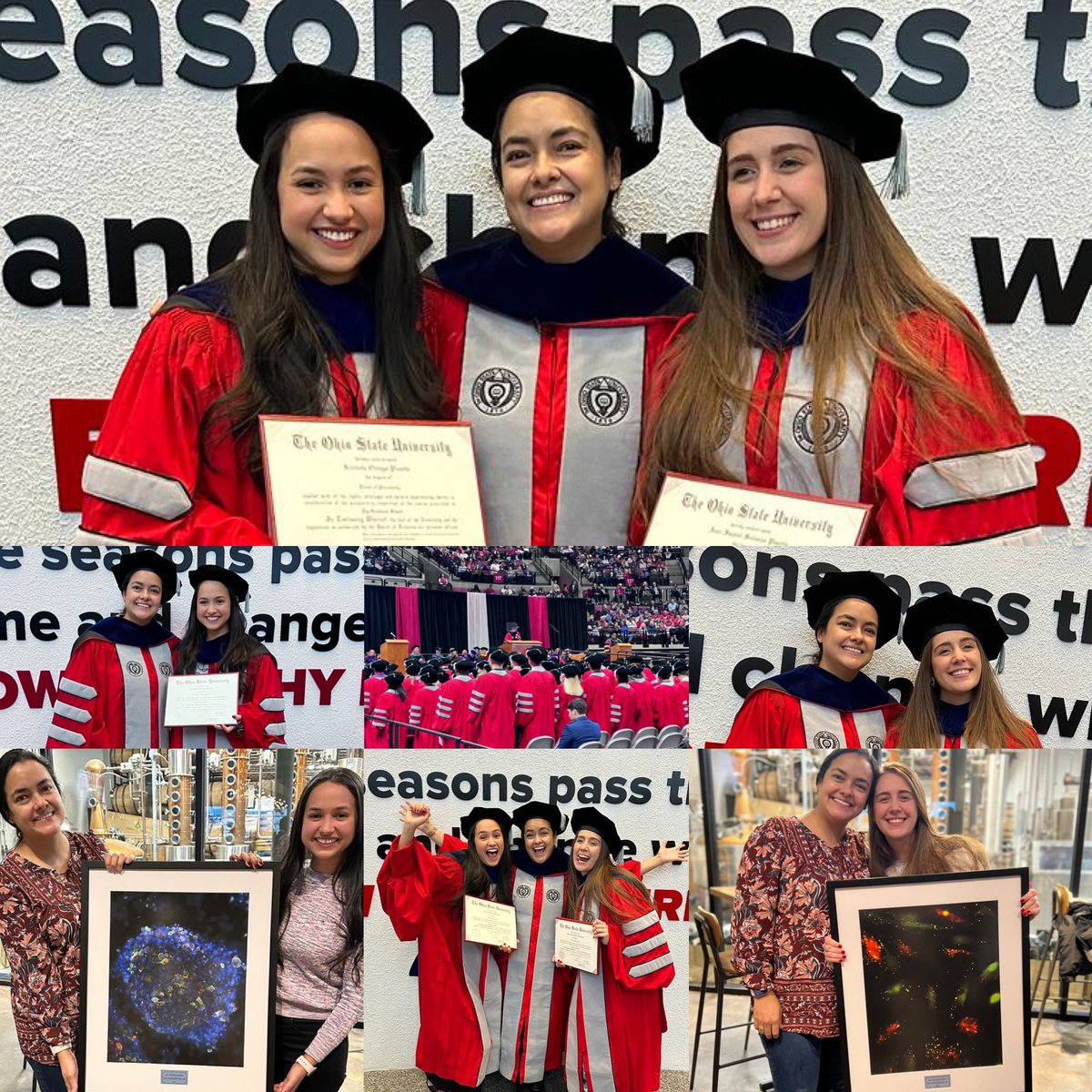 Join me congratulating Ana (<a href="/AnaSalazarPuer1/">Ana Salazar-Puerta</a>) and Lilibeth (<a href="/LilibethOrtegaP/">Lilibeth Ortega P.</a>) for their graduation. I was very lucky to have them as my first students and mentees. They will go on to do transformative work and I am eager to see what is next! 🥳👏🎉 #proudPI