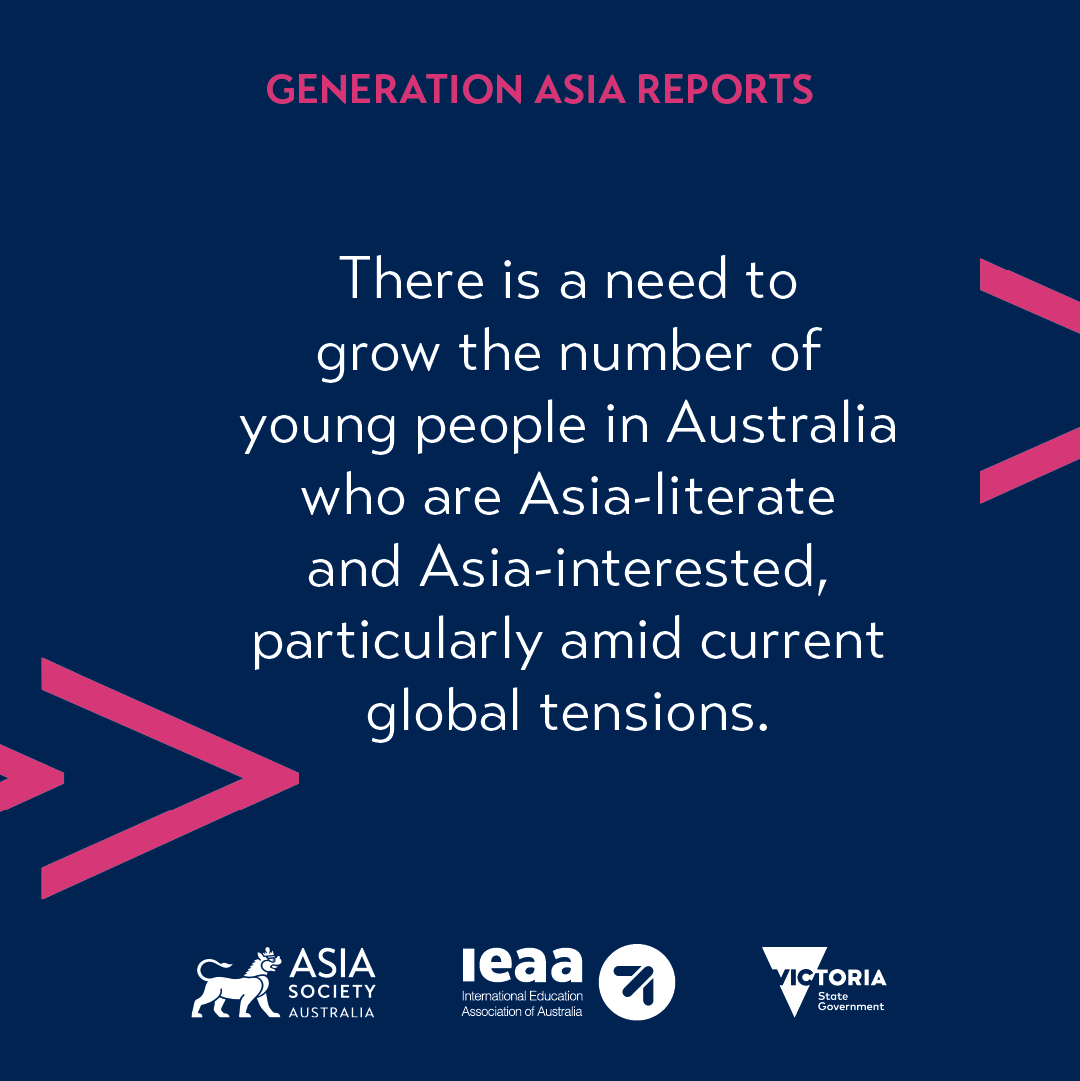 AsiaSocietyAus's tweet photo. Why did we embark on our #GenerationAsia research project with @IEAAustralia. In a new international climate, the need for Asia-engaged youth has never been more important. We think creating a resource &amp; capturing the lay of the land was key. Check it out: https://t.co/LLvjrYwiuy https://t.co/ON5gjVqNlZ