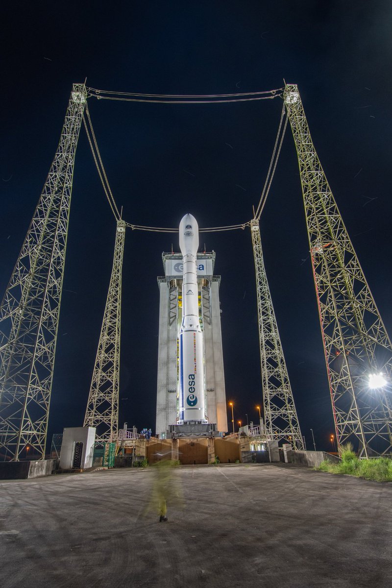 Next launch🚀🚀

#PleiadesNeo 5&amp;6 mission

·Launch date: 21·Dec,22

·Launch vehicle: #VegaC

·Type: Communications

·Launch Provider: <a href="/Arianespace/">Arianespace</a> 

·Launch Site: ELV, Kourou, French Guiana

·Destination: Sun-synchronous orbit
