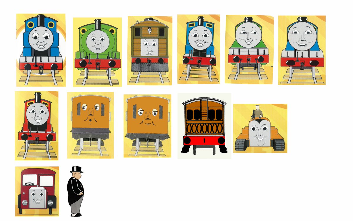 Here's a Collection of 1987 Thomas Promo arts, the Season 1