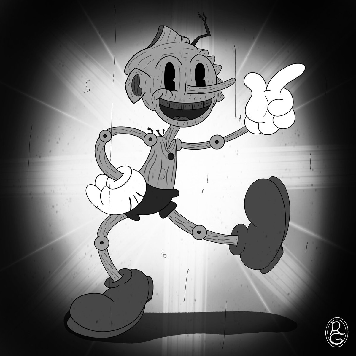Made this to show my love for <a href="/pinocchiomovie/">Guillermo del Toro’s Pinocchio</a> such a fantastic film and the animation is GORGEOUS! Do yourself a favor and check this out! #PinocchioNetflix #PinocchioContest #GuillermoDelToro #fanart #rubberhose #cuphead #Netflix <a href="/RealGDT/">Guillermo del Toro</a>